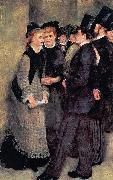 Pierre-Auguste Renoir La sortie de Conservatorie oil painting